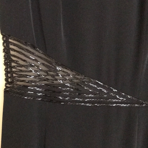 Black evening formal gown. NITELINE. - Picture 5 of 10